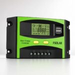 Fsolar 60A PWM Solar Charge Controller 12V/24V AUTO LCD Display