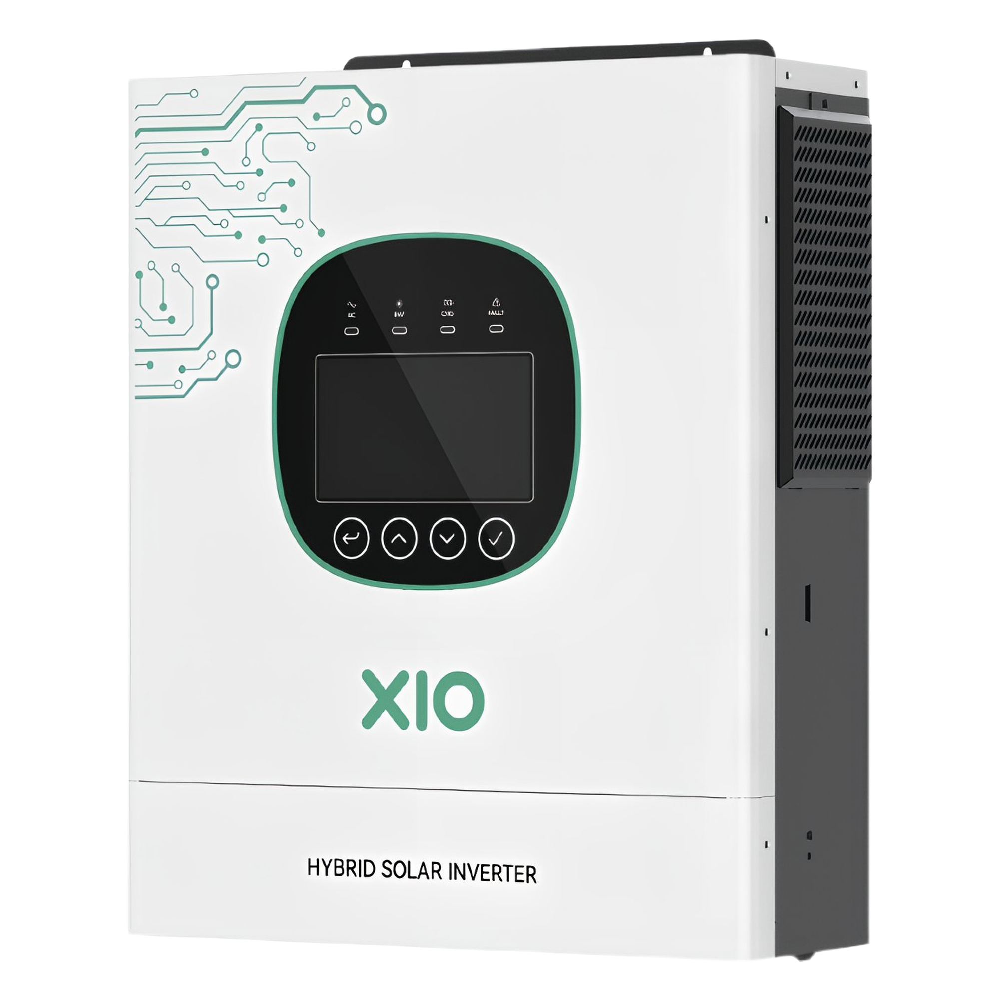 dc381b5d-6243-47a8-95aa-13de3584df64 Xio 5KVA 24V Hybrid Solar Inverter Mppt 160A With Inbuilt Wifi Xio Pro 5 - Image 1