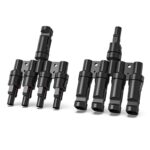 MC4 T Branch connector 1:4 Pair - T41-50KIT
