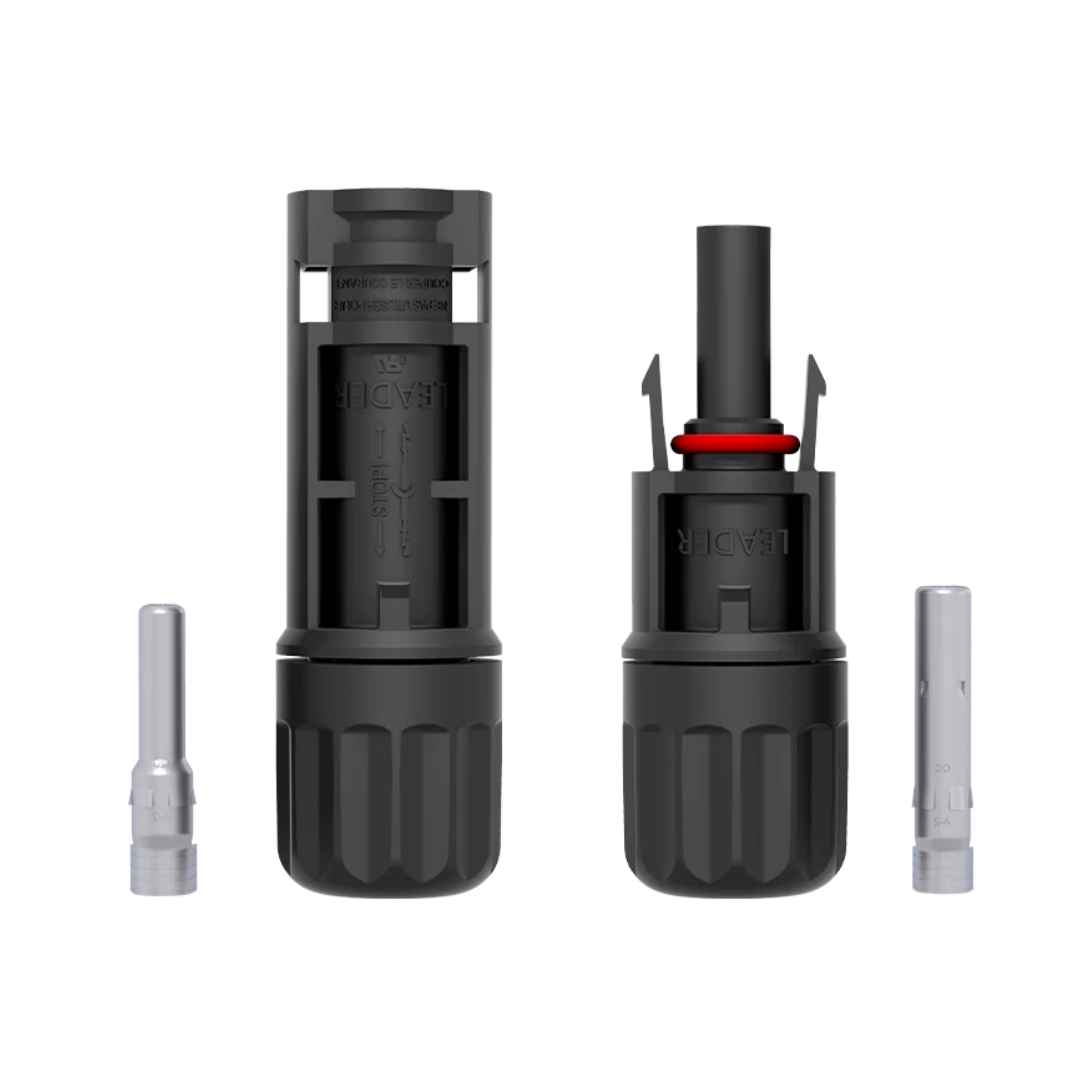 Leader MC4 Connector Leader Solar MC4 Connector – IP68 for 2.5mm² to 10mm² PV Cable PV-BN101A 1500V - Image 1