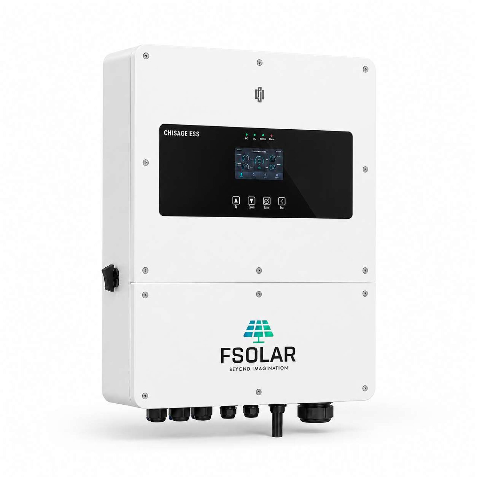 FS G1 8KWH FSOLAR CHISAGE 8kW Single-Phase Hybrid Solar Inverter – JUP-8G1-LE | 12kW PV Input, Dual MPPT, 48V Battery, 190A, IP65 - Image 1