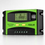 Fsolar 40A PWM Solar Charge Controller 12V/24V AUTO LCD Display