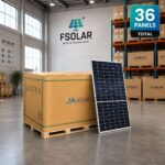 JA Solar Panel 620W Bifacial Double Glass Solar Panel JAM66D45 LB - Image 2