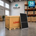 Longi Solar Panel 620W Bifacial Dual-Glass Hi-MO 7 LR7-72HGD-620M - Image 2